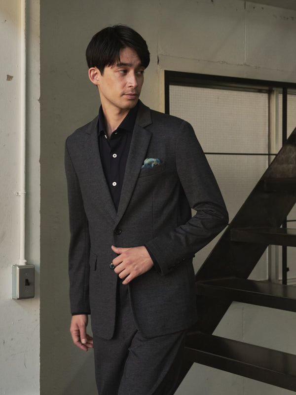 【TRANSITION】プリントポンチ2Bジャケット